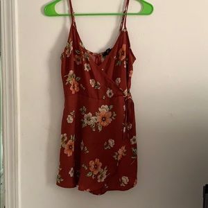 Forever 21 floral romper